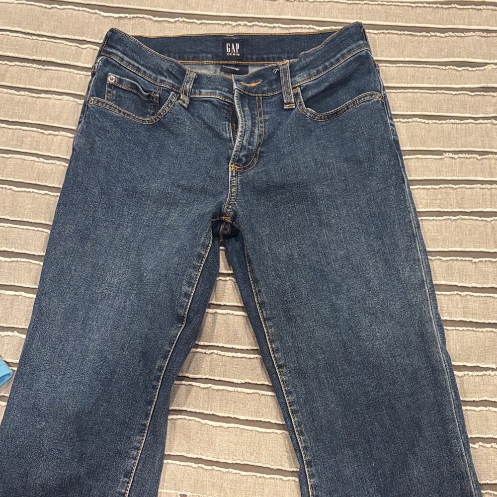 GAP Boy’s Stretch Straight Leg Classic Blue Jeans